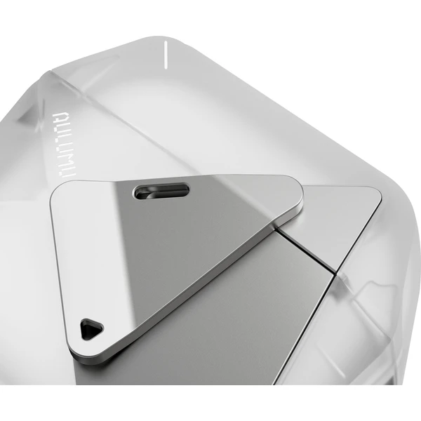Aulumu A29 Geometrické púzdro AirPods 4 Priesvitná biela - Puzdra - Obrázok 73a63de8c75d43c196d105c0de0342f2