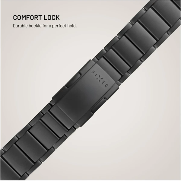FIXED Titanium Strap titánový remienok Garmin QuickFit 22mm, čierny - Remienky - Obrázok 73c2d3249cea4ccaa85737bdae6b383f