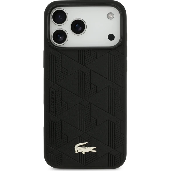Lacoste PU Nomogram Gold Gold MagSafe kryt iPhone 17 Pro Max čierny - Puzdra - Obrázok 73d0457b777c4071941bb5aff344b9bf