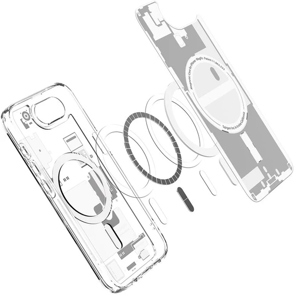 Spigen Ultra Hybrid MagSafe kryt iPhone 17e/16e zero one white - Puzdra - Obrázok 73d31b39122c4a0abae14fc203d39389