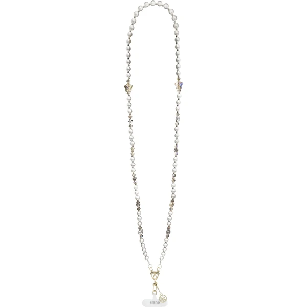 Guess Crossbody popruh Pearl and 4G Charm biely - Popruhy a crossbody - Obrázok 73dad33e26da430b9a49e3ec6eb96a86