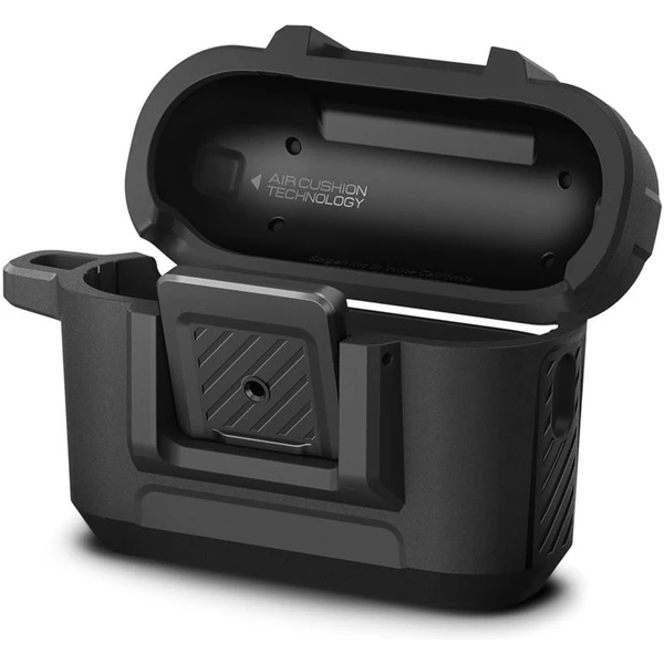 Spigen Lock Fit odolné puzdro Apple AirPods Pro 2 Gen. matne čierne - Puzdra - Obrázok 7405000J01