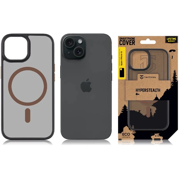 Tactical MagForce Hyperstealth 2.0 Kryt pre iPhone 15 Black/Moucha Moose - Puzdra - Obrázok 740ca08b905b4a15851d3919cee72733
