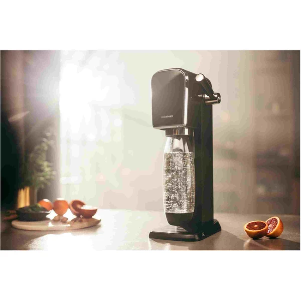SodaStream ART výrobník sódy, mechanický, 1l fľaša, bombička s CO2, čierny - Výrobníky sódy - Obrázok 741107a452af474095baaa39f3d7d7ea