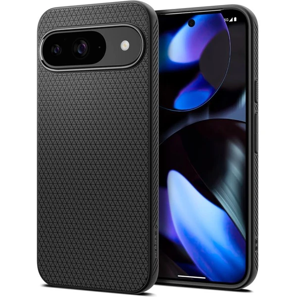 Spigen Liquid Air kryt Google Pixel 9 Pro/Pixel 9 matne čierny - Puzdra - Hlavný obrázok
