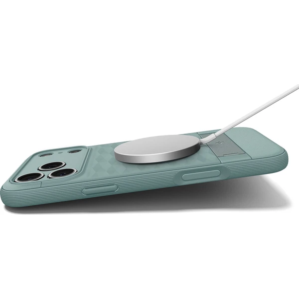 Spigen Parallax S MagSafe kryt iPhone 18 Pro/17 Pro sage green - Puzdra - Obrázok 742d389c290547fb8d48ebdc41a4d52d