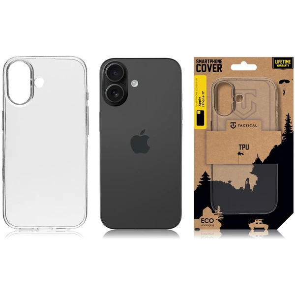 Tactical TPU kryt Apple iPhone 17 číry - Puzdra - Obrázok 742deb0060514facbfef8b12b383fc16