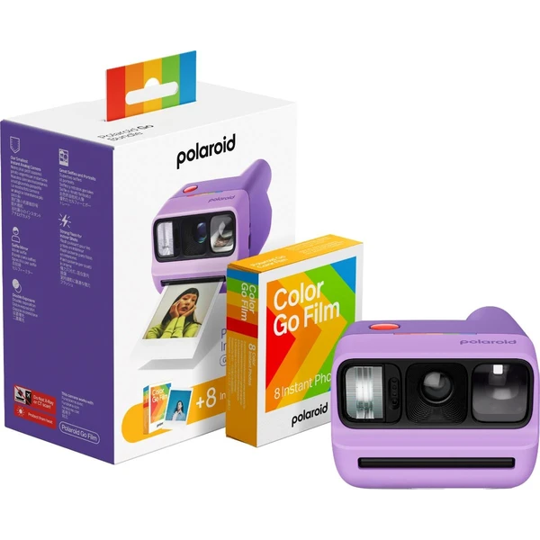 Polaroid Go Gen 3 Purple + Color Film Bundle (8 fotografií) - Fotoaparáty - Hlavný obrázok