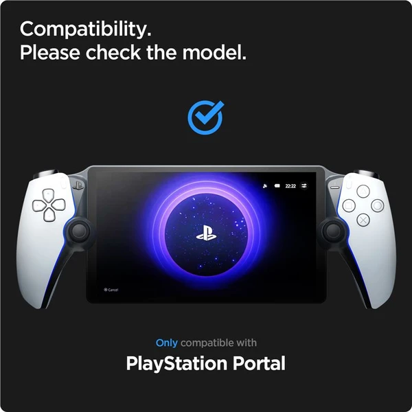 Spigen Glass tR EZ Fit PlayStation Portal - Ochranné fólie a sklo - Obrázok 7463000N01