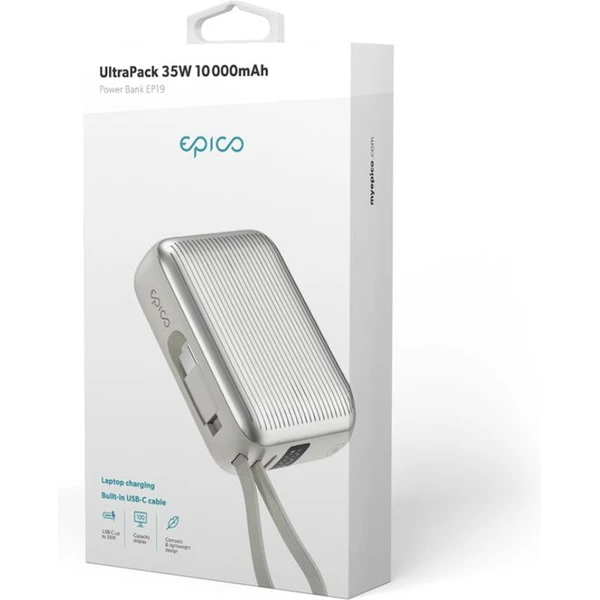 Epico UltraPack 35W 10000mAh powerbanka sivá - Powerbanky - Obrázok 747G000L01
