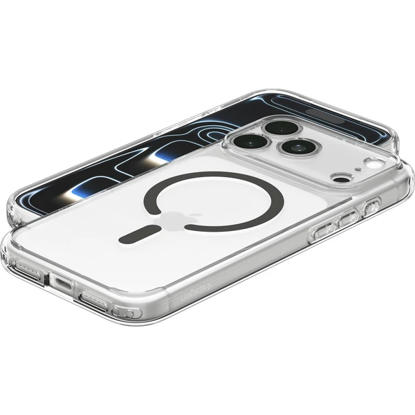 Spigen Ultra Hybrid MagSafe kryt iPhone 18 Pro/17 Pro clear graphite - Puzdra - Obrázok 747e37e74ec9409b99da5001617e6ed6