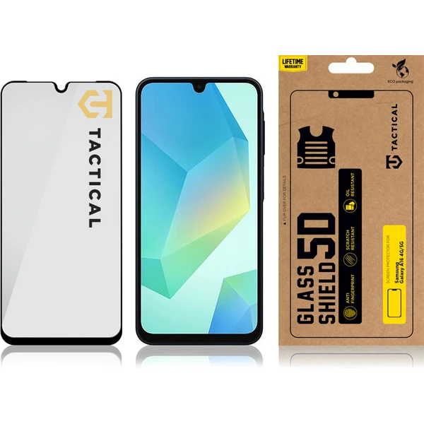 Tactical Glass Shield 5D sklo pre Samsung Galaxy A16 4G/5G, A26 5G čierne - Ochranné fólie a sklo - Obrázok 749b21d79d1d4cc7be21b5d690c73519