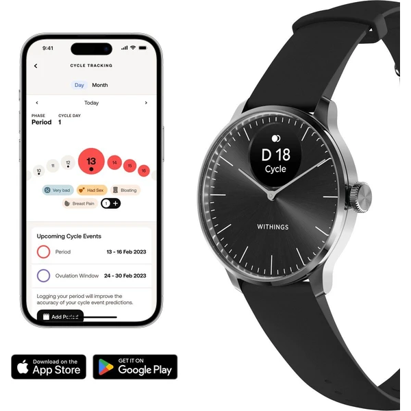 Withings ScanWatch Light 37mm čierne - Inteligentné hodinky - Obrázok 74E7000701