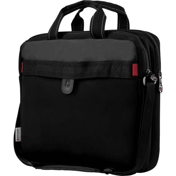 WENGER SHERPA 16" dvojitá tenká taška na notebook čierna - Batohy - Obrázok 74I1000P01