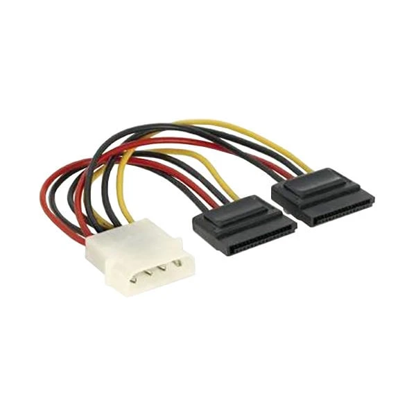 PremiumCord napájací kábel k HDD 5,25 Molex - 2x SATA - Káble a redukcie - Hlavný obrázok