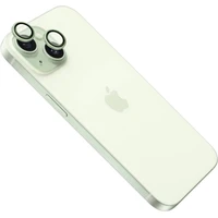 FIXED Camera Glass ochranné sklá Apple iPhone 15/15 Plus svetlo zelená - Ochranné fólie a sklo