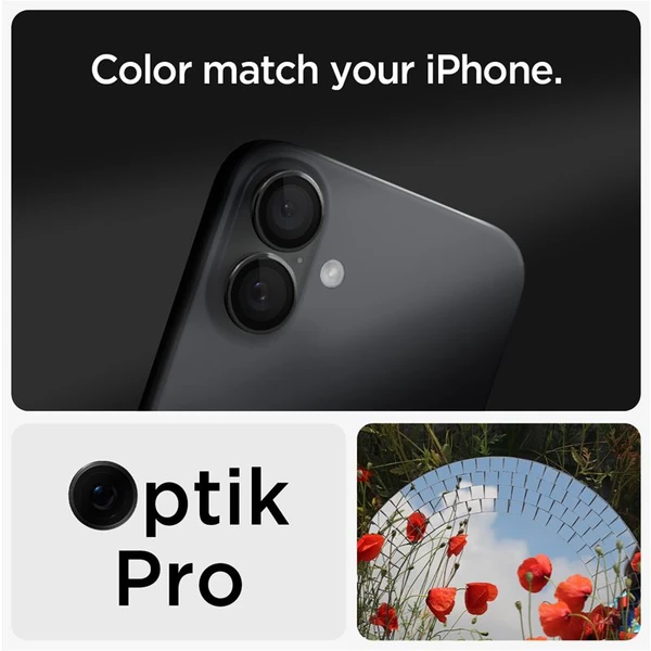 Spigen Glass tR EZ Fit Optik Pro sada skiel iPhone 17/16/16 Plus čierna (2-bal) - Ochranné fólie a sklo - Obrázok 74ac38f3d8a04d8e8b90f7eb7922f2f8