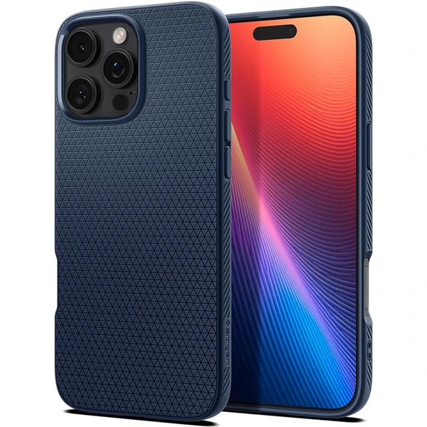 Spigen Liquid Air kryt iPhone 16 Pro Max navy blue - Puzdra - Hlavný obrázok