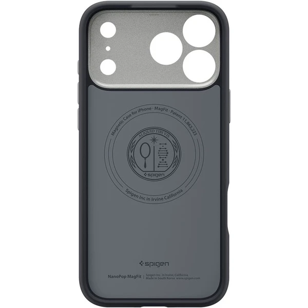 Spigen Nano Pop MagSafe kryt iPhone 17 Pro Max black sesame - Puzdra - Obrázok 74e6d120af4b48ffb5d03eb863e75468