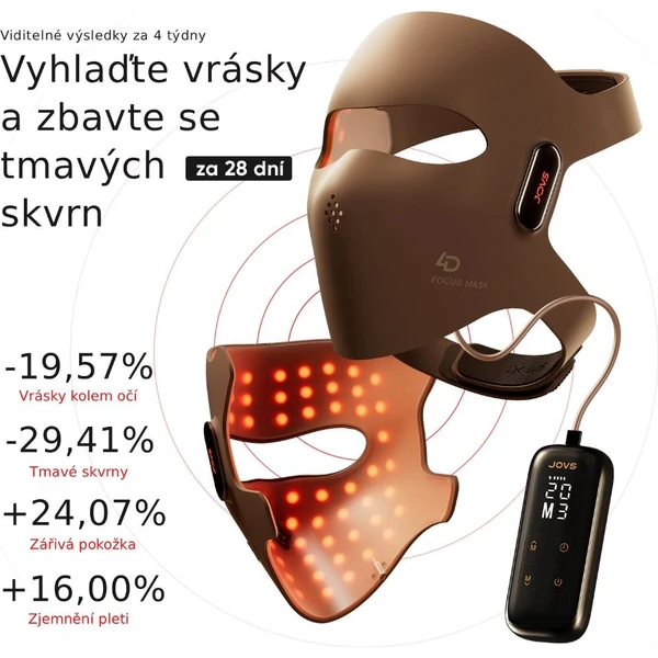 JOVS 4D v2 laserová svetelná terapeutická maska - Čističe pleti - Obrázok 74efb79406fa4a2c80728672c7711e69