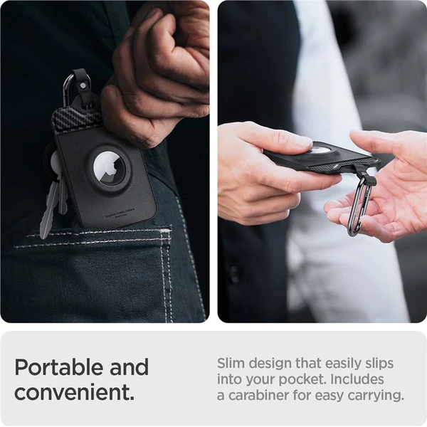 Spigen Tesla Card Holder Air Fit púzdro pre Tesla Key Card/Air Tag (2 ks) - Puzdra - Obrázok 74f85c8fcc56419dba3ddf78a7b56467