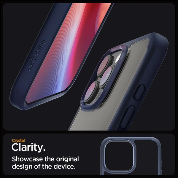 Spigen Ultra Hybrid kryt iPhone 16 Pro Max navy blue - Puzdra - Obrázok 74f964c3eba94b2e93ad3bc8ab48135c