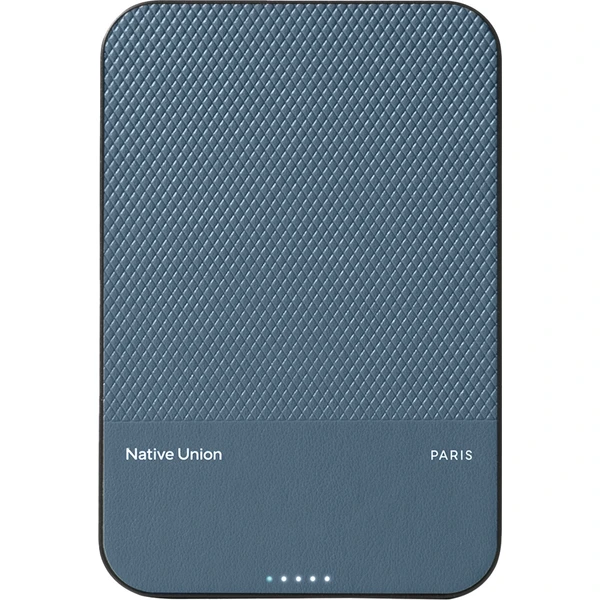 Native Union (Re)Classic Magnetic Power Bank Qi2 5000mAh modrá - Powerbanky - Hlavný obrázok
