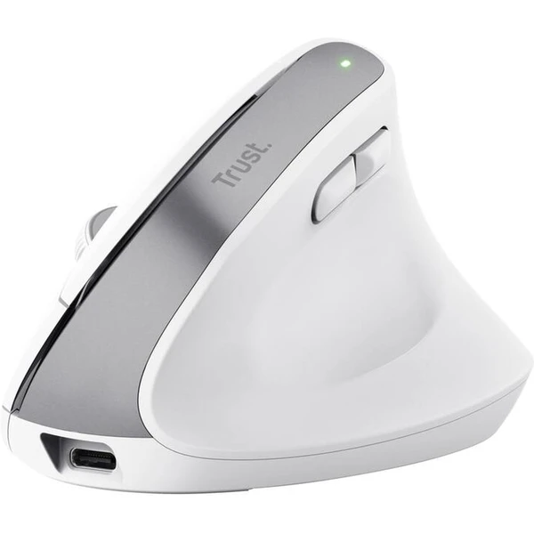 Trust BAYO+ bezdrôtová ergonomická myš biela - Myši - Obrázok 7517000O01