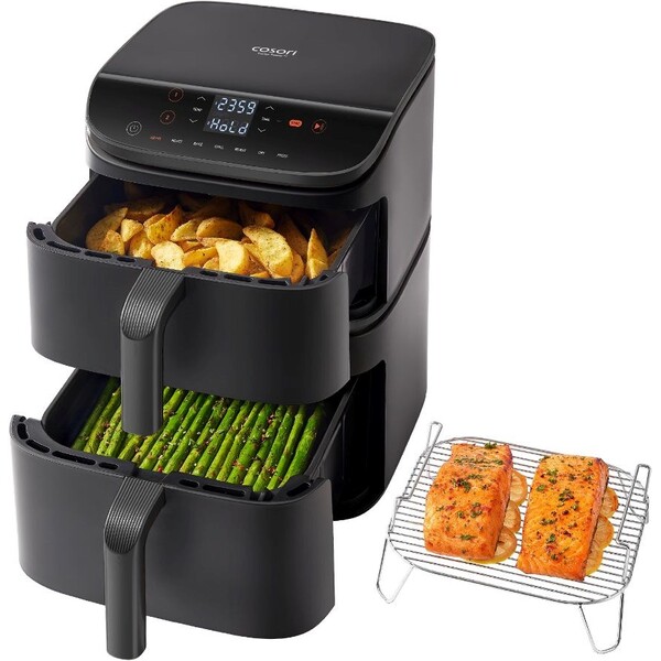 Cosori Turbo Tower teplovzdušná fritéza 10,8 l čierna