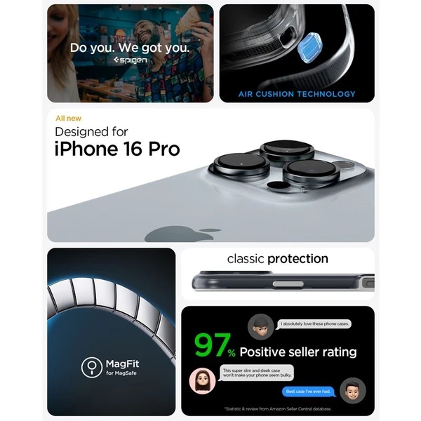 Spigen Classic C1 MagSafe kryt iPhone 16 Pro graphite - Puzdra - Obrázok 7524e57434d3468abbef0ab4755bc342