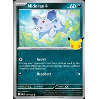 Nidoran (30C 087) - 30th Celebration [Holo] - Kusové karty