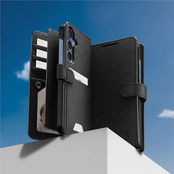 Spigen Wallet S púzdro Samsung Galaxy S25+ čierne - Puzdra - Obrázok 75416a8d52d943e7aa05a464280eb017