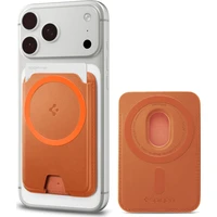 Spigen Valentinus MagFit+ MagSafe Wallet 3 Card peňaženka metallic orange - Peňaženky
