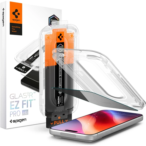 Spigen Glass tR EZ Fit Pro HD (Privacy) 1 Pack tvrdené sklo iPhone 18 Pro Max - Ochranné fólie a sklo - Hlavný obrázok