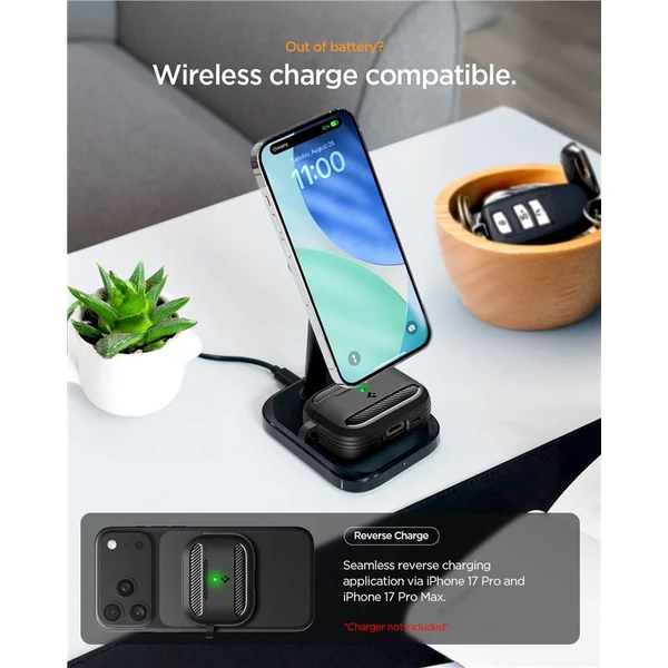 Spigen Rugged Armor puzdro AirPods Pro 3 matte black - Puzdra - Obrázok 75829b7f9f6149d29439c2e0ef6e9613