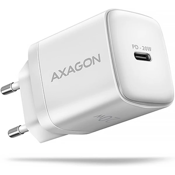 AXAGON ACU-PD20W nabíjačka do siete 1x port 20W biela - Nabíjačky - Hlavný obrázok