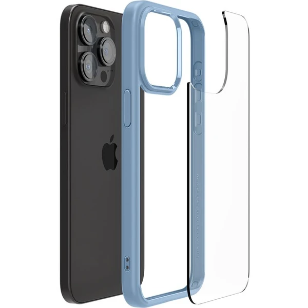 Spigen Crystal Hybrid kryt iPhone 15 Pro Max modrý - Puzdra - Obrázok 75Z8000601
