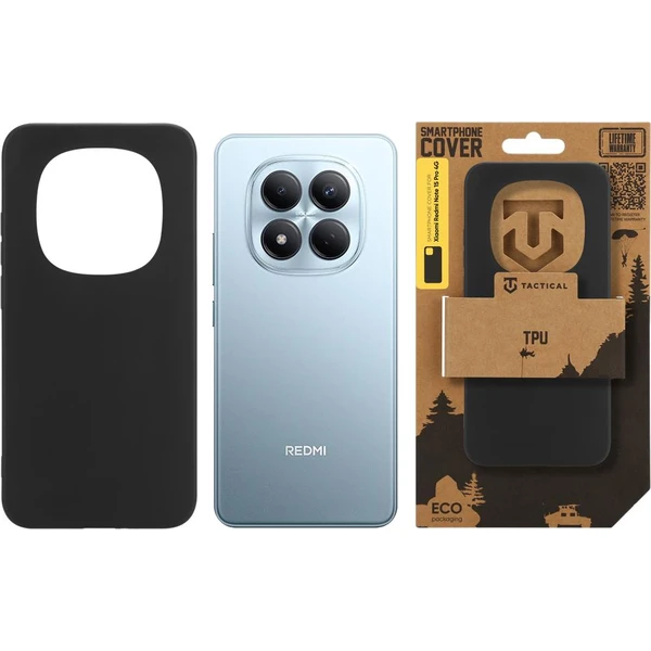 Taktický TPU kryt Xiaomi Redmi Note 15 Pro 4G čierny - Puzdra - Obrázok 75bdbce3290e46d591536e9644f263a7