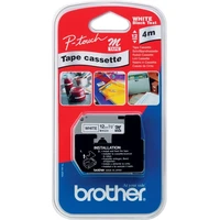 Brother MK231BZ páska čierna na bielom 12 mm - Pásky pre štítkovače