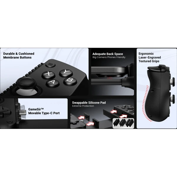 GameSir X5 Lite Wasabi mobilný herný ovládač zelený - Herné ovládače - Obrázok 75d5586886e24cbaa96c936fdb480b94