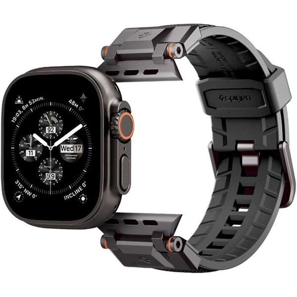 Spigen DuraPro Armor remienok Apple Watch Ultra 49/46/45/44/42mm čierny - Remienky - Obrázok 76246354c4564af2841c722cefc3cd61