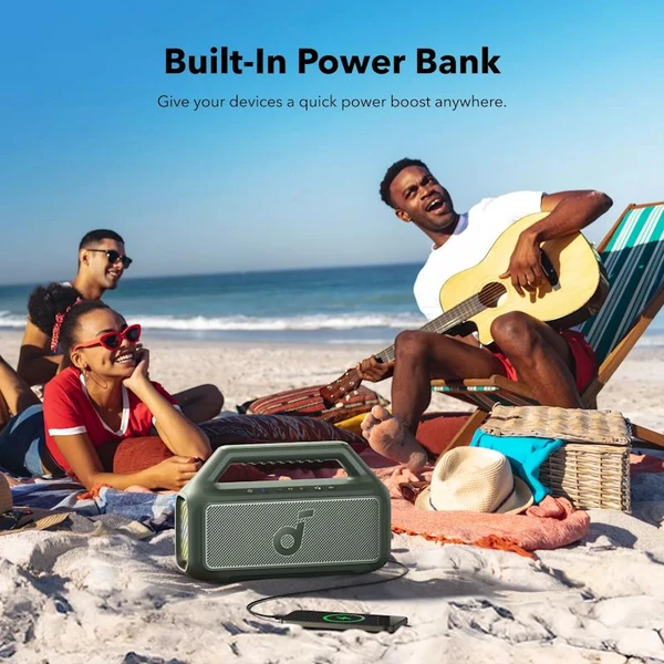Anker Soundcore Boom 2 bezdrôtový reproduktor zelený - Reproduktory - Obrázok 762fc73be8d345d0a7f40ef9c2635803