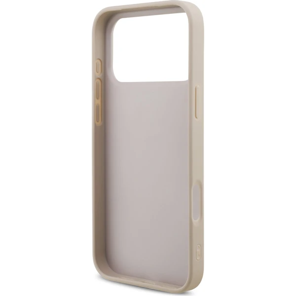 Guess PU 4G Metal Logo Zadný Kryt pre iPhone 18 Pro Max Pink - Puzdra - Obrázok 763da36a46834538ac4ffc5b5fd57811