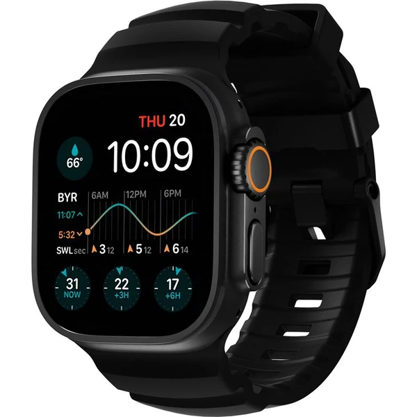 Nomad Rocky Point Band remienok Apple Watch 49/45/44/42mm čierny/čierny - Remienky - Obrázok 76495d6c58df473895efede544c4e09a