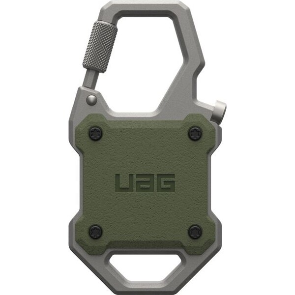 E-shop UAG Monarch AirTag Carabiner puzdro pre AirTag lokátor olivovo zelené