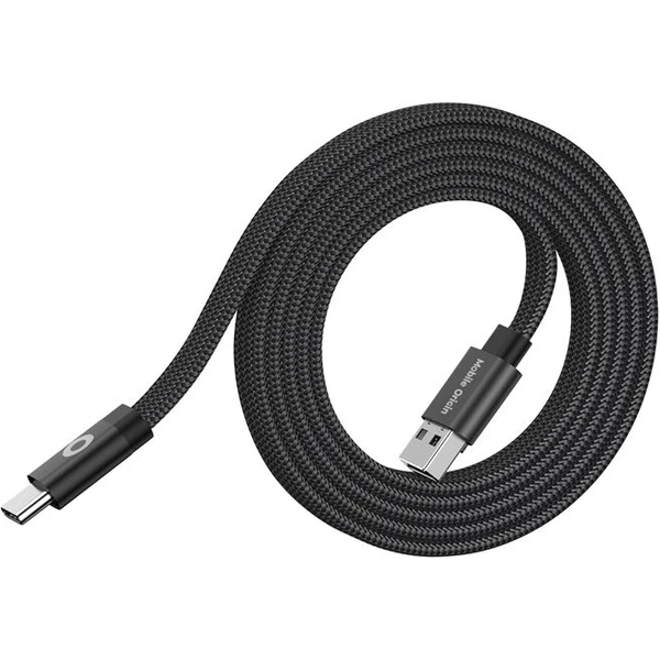 Mobile Origin Magnetic Flat Patented Original Cable USB-A to USB-C 1m, black - Káble - Obrázok 765c00cdfd284c21ada69eb66872a12a