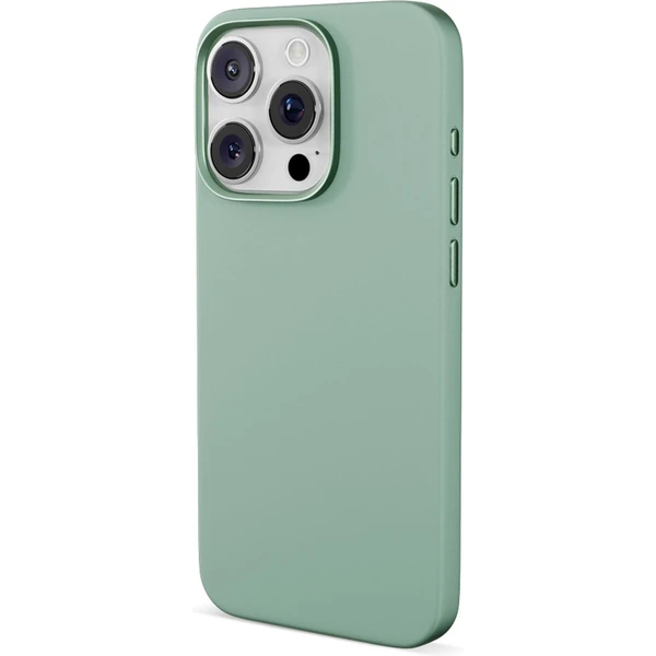 Epico Mag+ Silicone kryt pre iPhone 16 Pro Max mätovo zelená - Puzdra - Obrázok 766C000L01