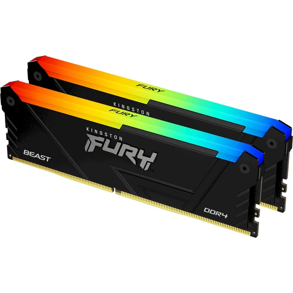 Kingston FURY Beast RGB DDR4 16GB 3200MT/s CL16 DIMM (2x8GB) XMP - Operačné pamäte - Hlavný obrázok