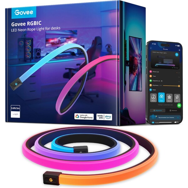 Govee Neon LED podsvietenie pod stôl, 3m