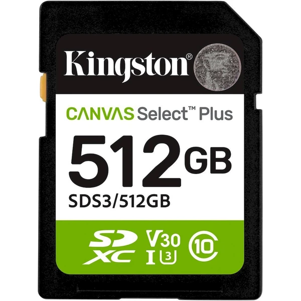 Kingston Canvas Select Plus SDXC 512GB - Pamäťové karty - Hlavný obrázok